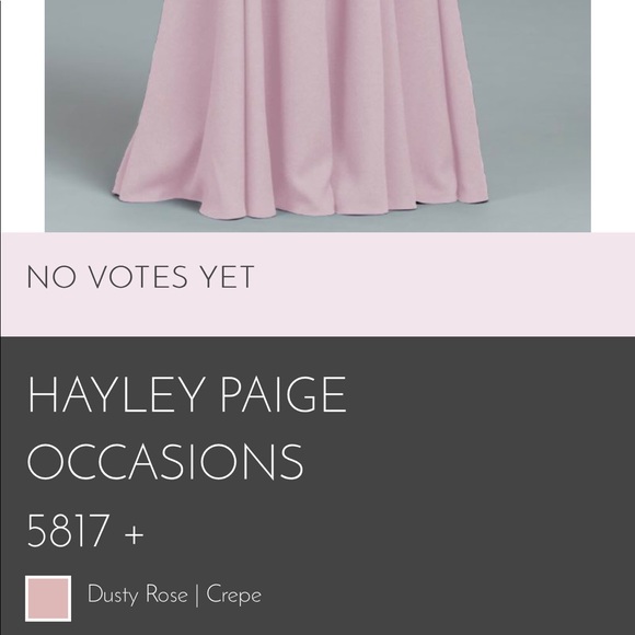 Hayley Paige Occasions strapless bridesmaid dress - Picture 6 of 7